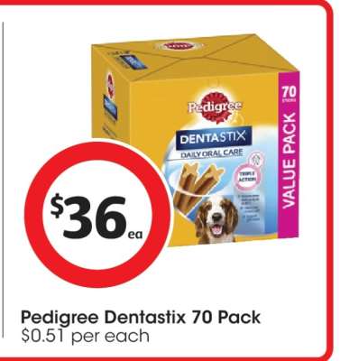 Pedigree Dentastix 70 Pack