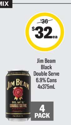 Jim Beam Black Double Serve