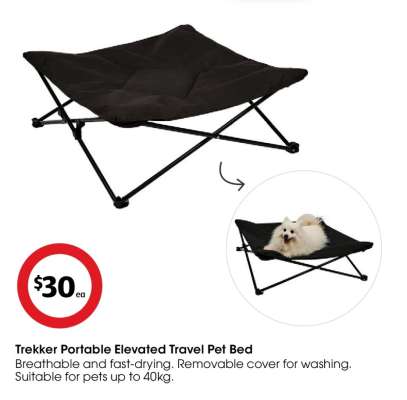 Trekker Portable Elevated Travel Pet Bed
