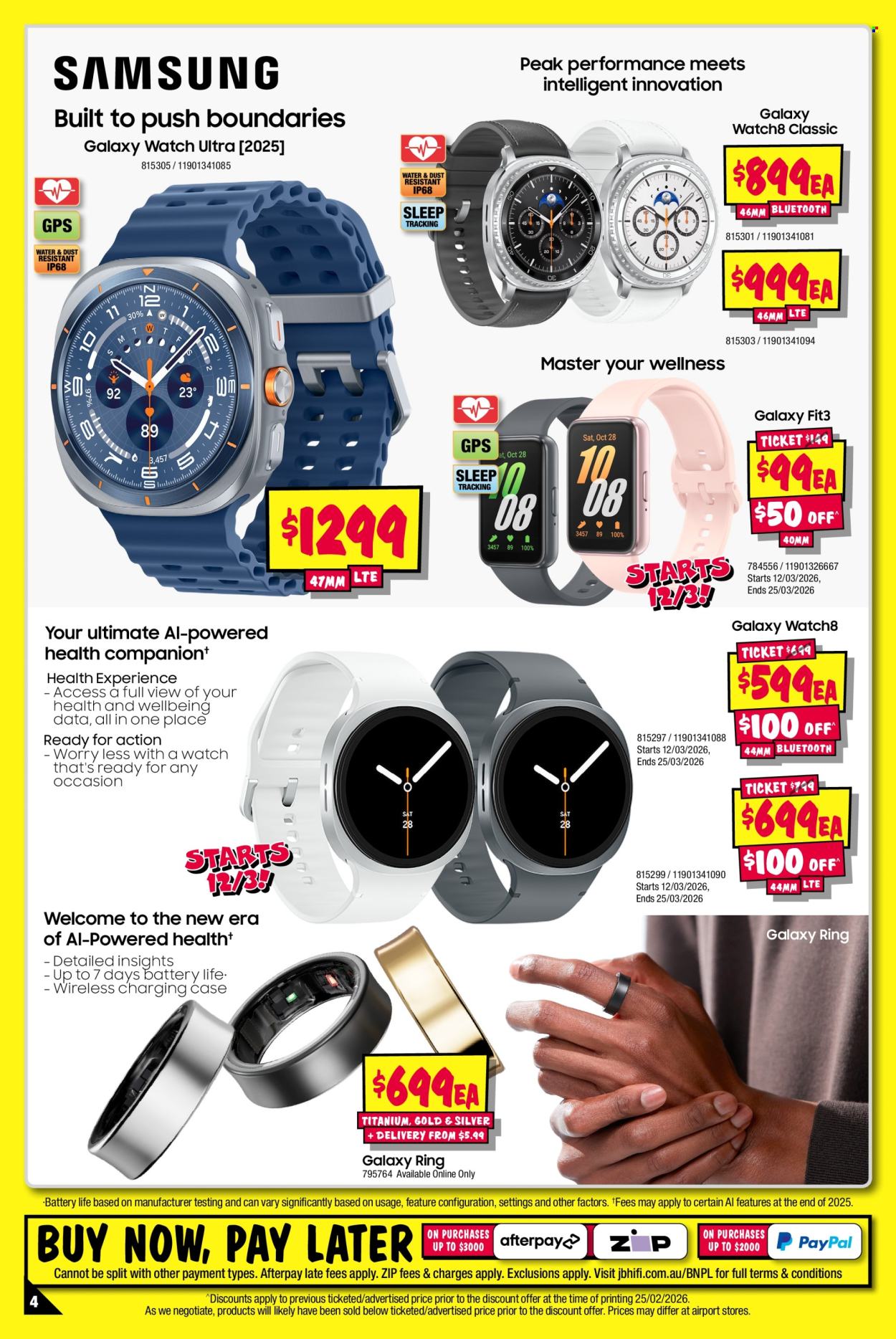 JB Hi-Fi catalogue - 9 Mar 2026 - 22 Mar 2026. Page 4