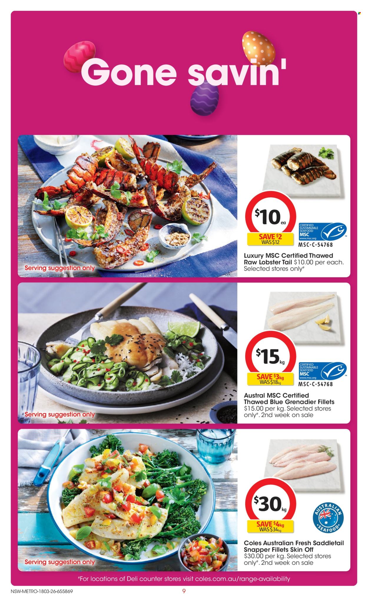 Coles catalogue - 18 Mar 2026 - 24 Mar 2026. Page 9