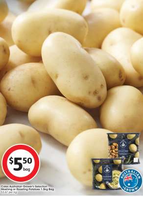 Coles Australian Grower's Selection Mashing or Roasting Potatoes
