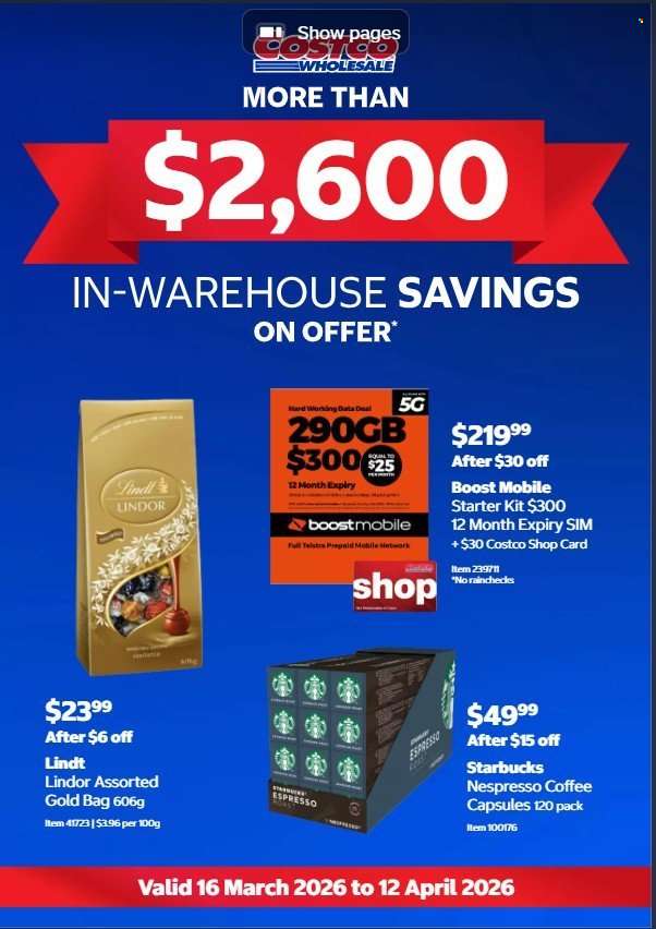 Costco Catalogue - 16 Mar 2026 - 12 Apr 2026.