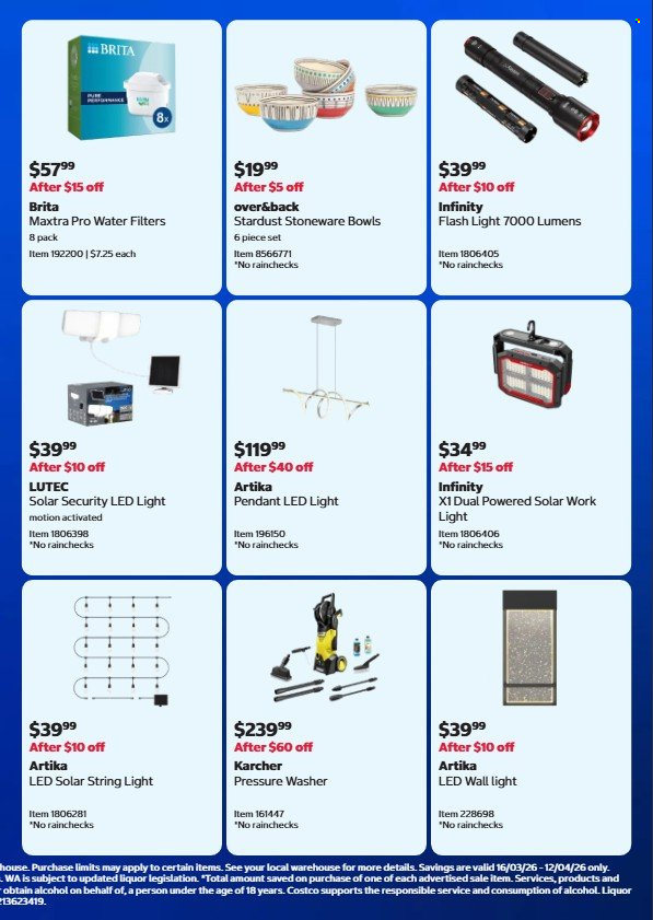 Costco catalogue - 16 Mar 2026 - 12 Apr 2026. Page 3