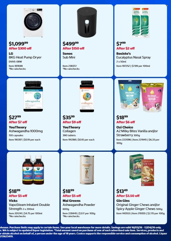 Costco catalogue - 16 Mar 2026 - 12 Apr 2026. Page 5