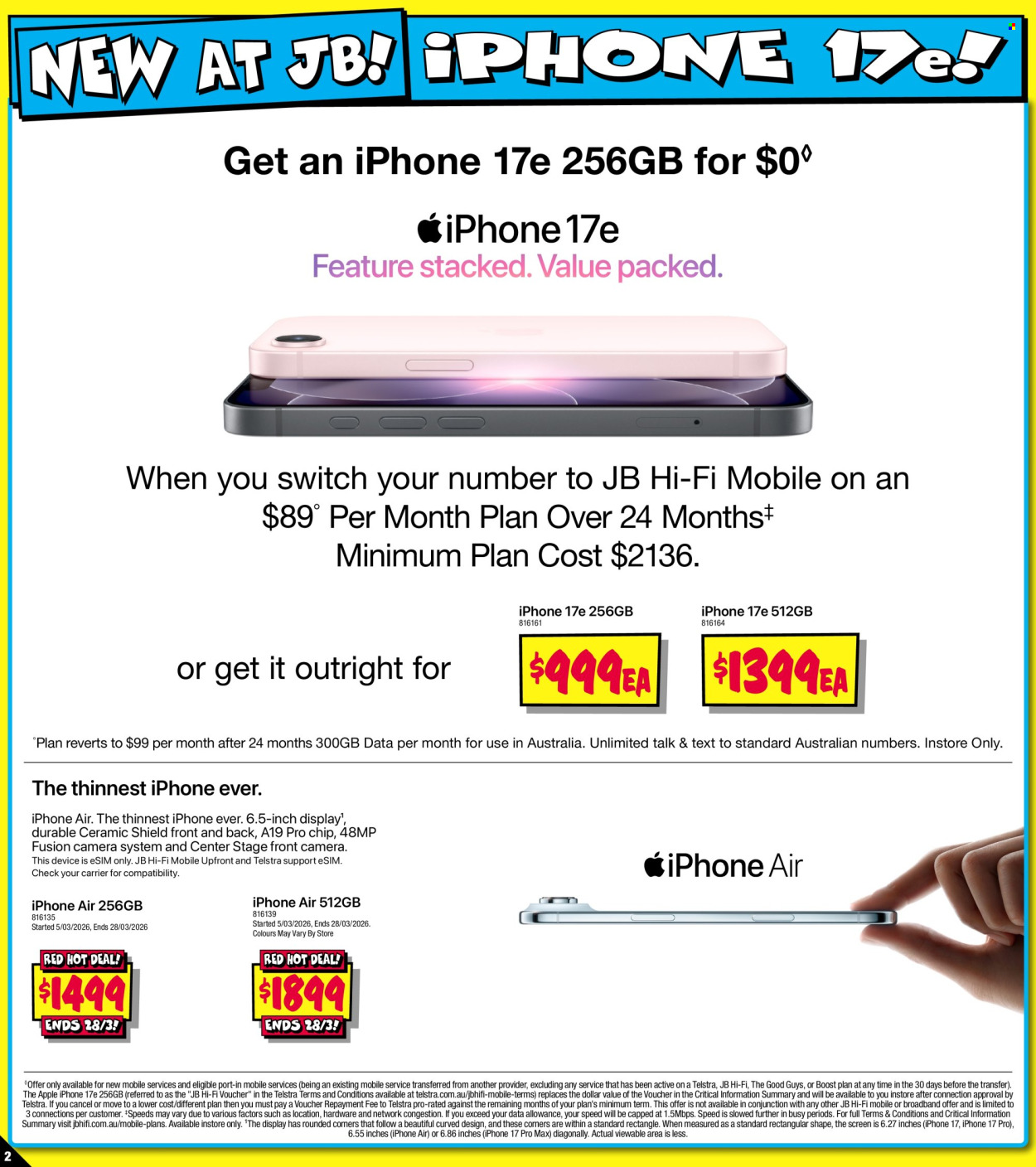 JB Hi-Fi catalogue - 19 Mar 2026 - 1 Apr 2026. Page 2