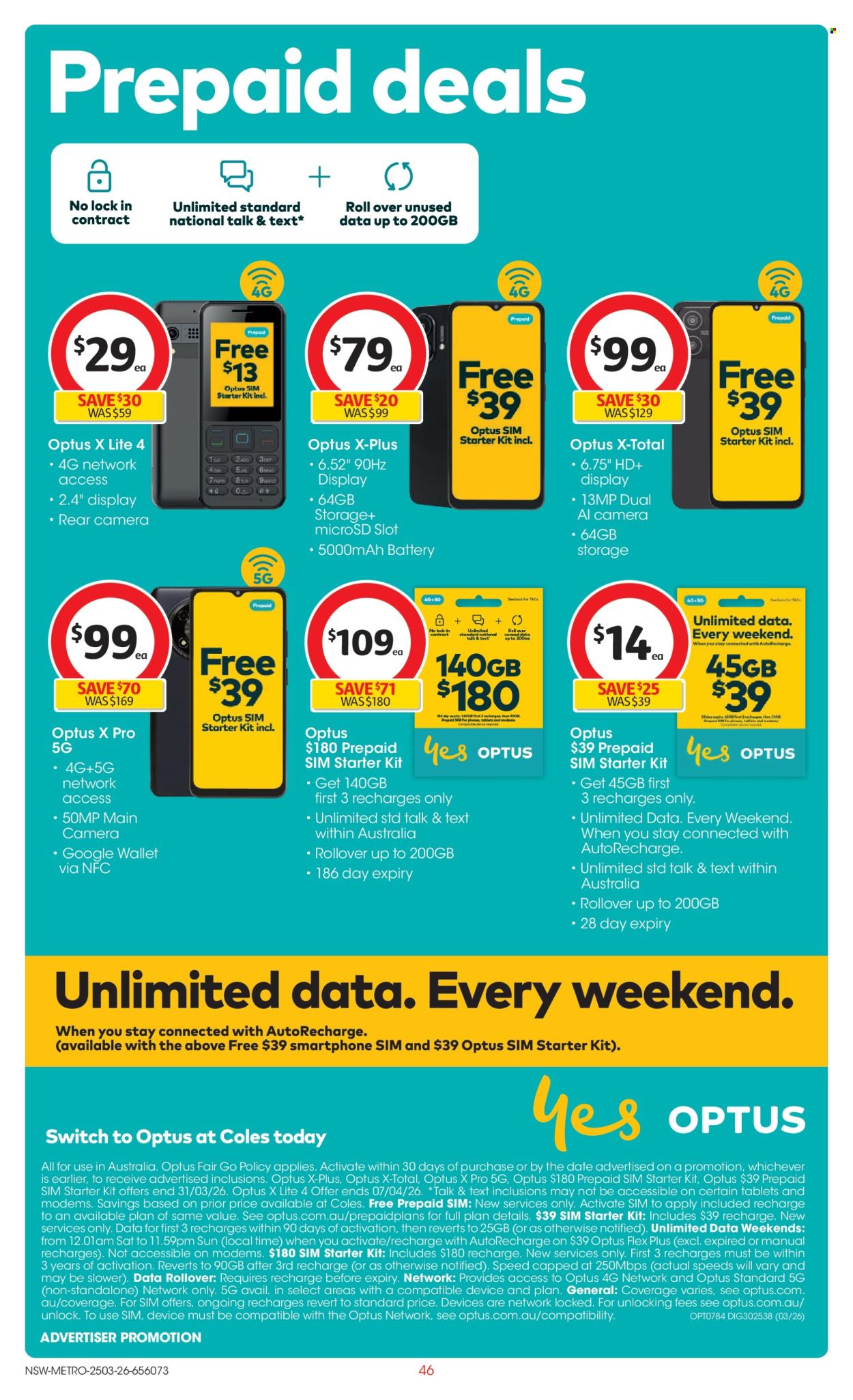 Coles catalogue - 25 Mar 2026 - 31 Mar 2026. Page 46