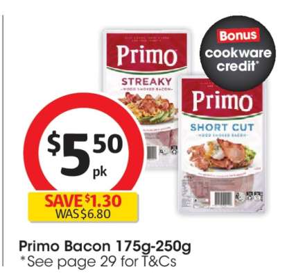 Primo Bacon 175g-250g