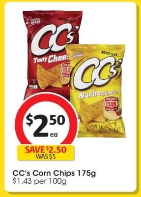 CC’s Corn Chips 175g