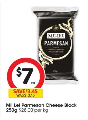 Mil Lel Parmesan Cheese Block