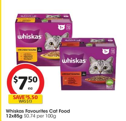 Whiskas Favourites Cat Food