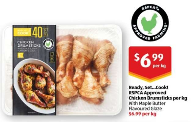 Ready, Set...Cook! RSPCA Approved Chicken Drumsticks per kg