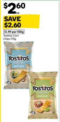Tostitos Corn Chips 175g