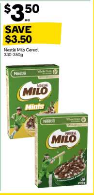 Nestle Milo Cereal 330-350g