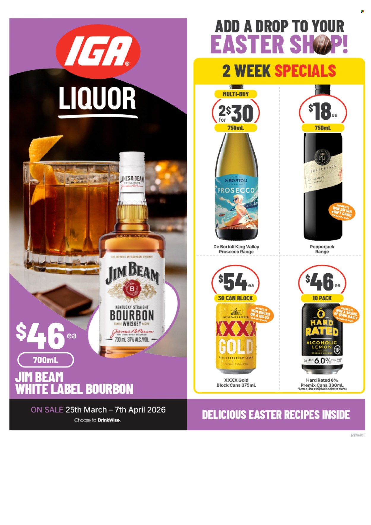 IGA LIQUOR catalogue - 25 Mar 2026 - 7 Apr 2026. Page 1