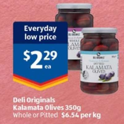 Deli Originals Kalamata Olives 350g