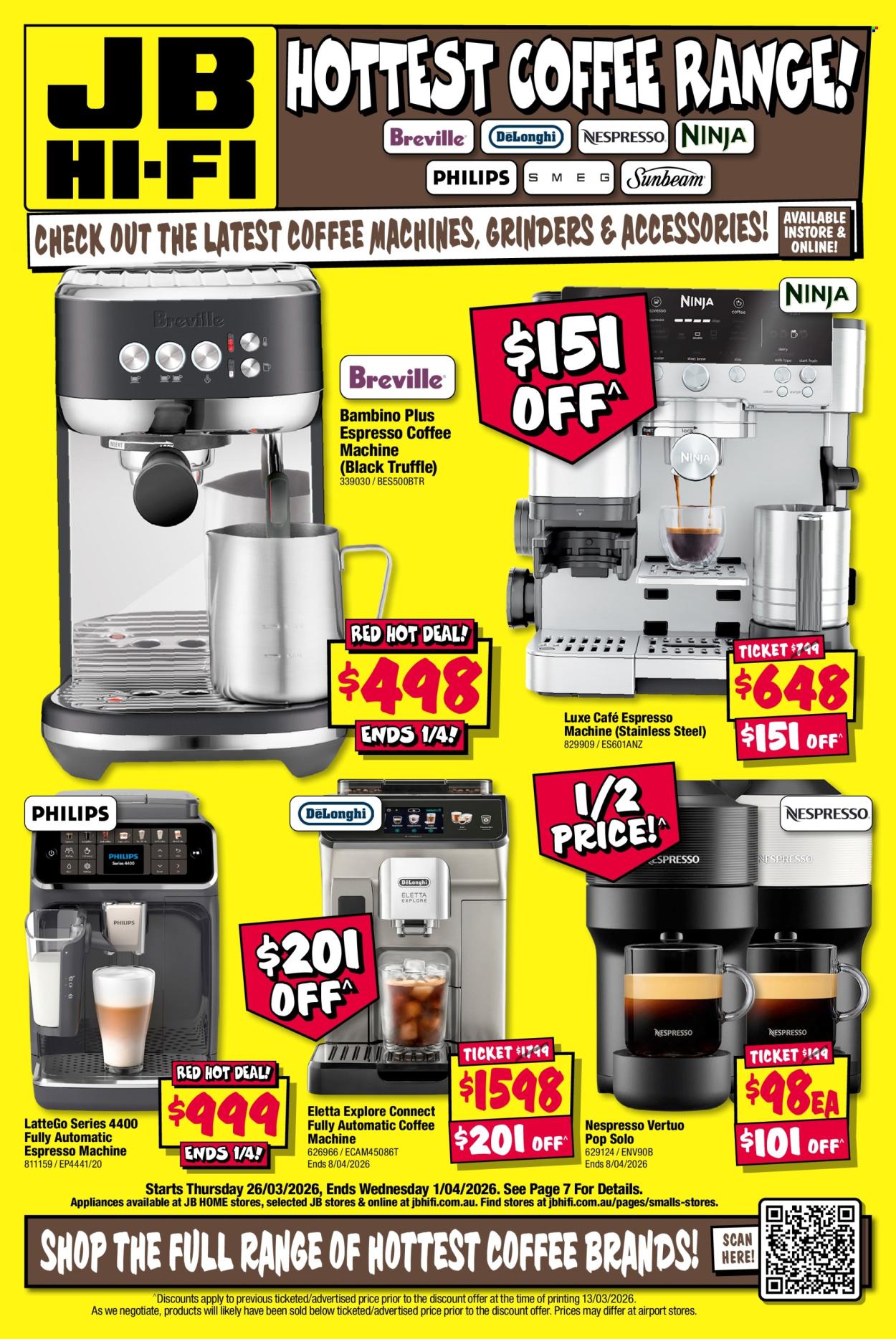 JB Hi-Fi catalogue - 26 Mar 2026 - 1 Apr 2026. Page 1