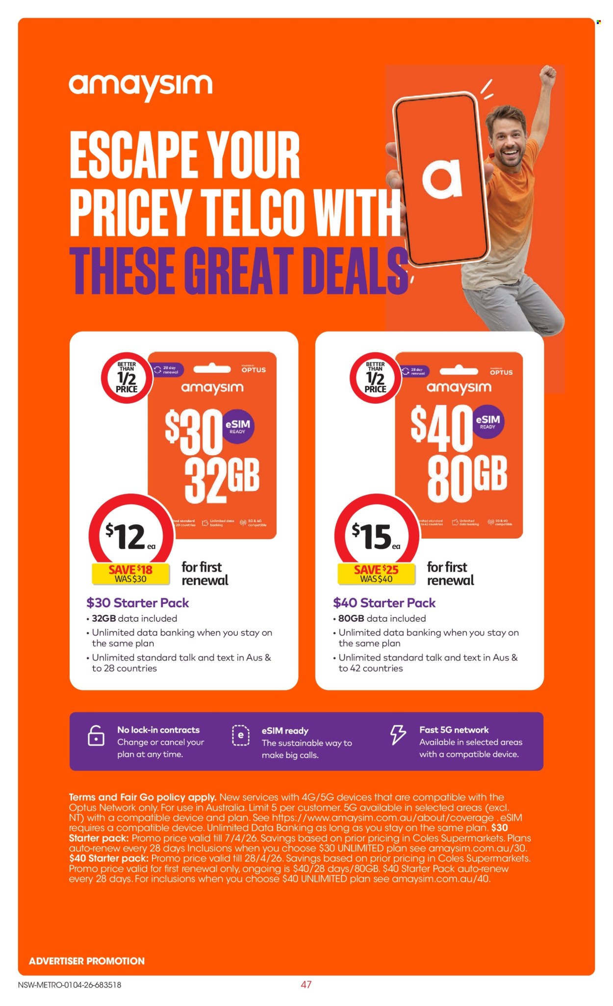 Coles catalogue - 1 Apr 2026 - 7 Apr 2026. Page 47