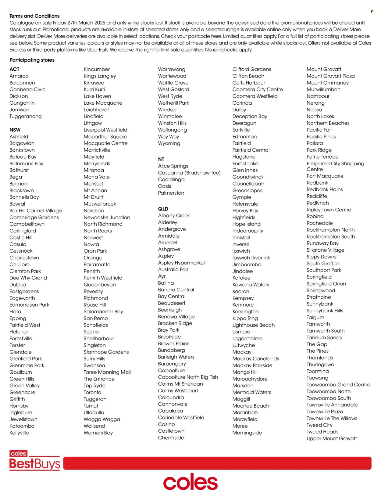 Coles catalogue - 27 Mar 2026 - 9 Apr 2026. Page 11