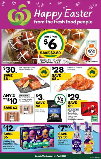 Woolworths Catalogue - 1 Apr 2026 - 7 Apr 2026.