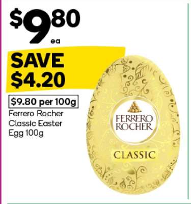 Ferrero Rocher Classic Easter Egg 100g