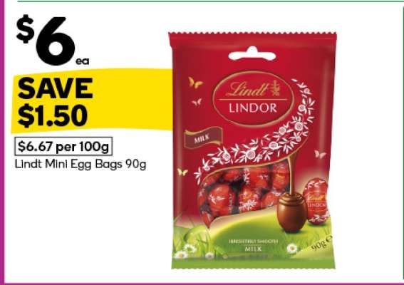 Lindt Mini Egg Bags 90g