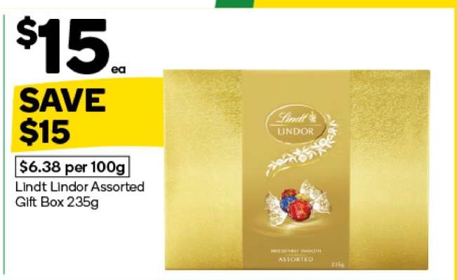 Lindt Lindor Assorted Gift Box 235g