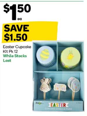 Easter Cupcake Kit Pk 12
