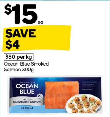 Ocean Blue Smoked Salmon 300g