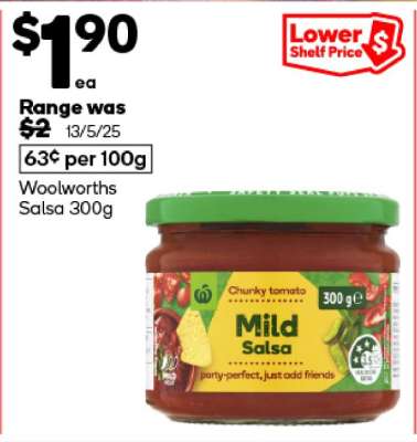 Woolworths Salsa 300g