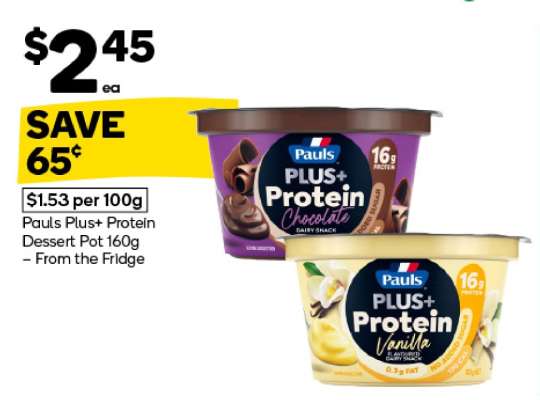 Pauls Plus+ Protein Dessert Pot 160g