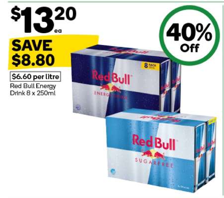 Red Bull Energy Drink 8 x 250ml