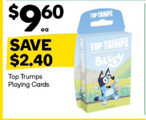 Top Trumps Playing Cards