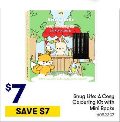 Snug Life: A Cosy Colouring Kit with Mini Books