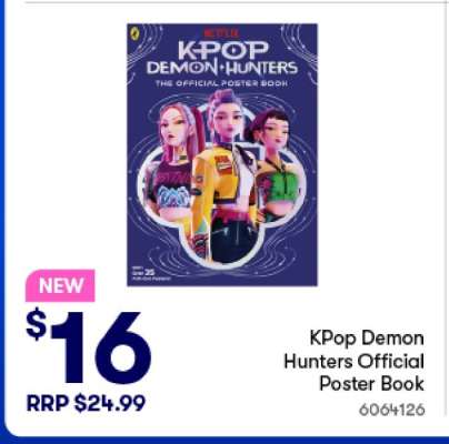 KPop Demon Hunters Official Poster Book