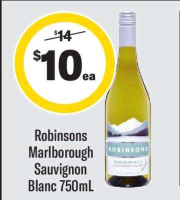 Robinsons Marlborough Sauvignon Blanc 750mL