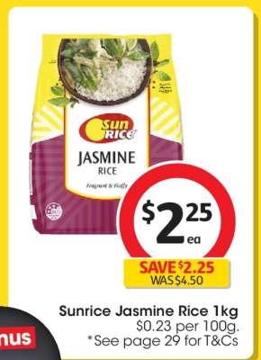 SunRice Jasmine Rice 1kg