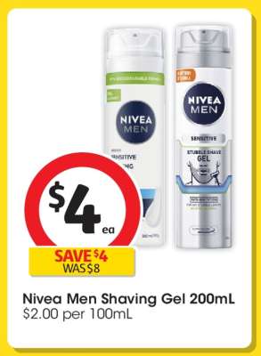 Nivea Men Shaving Gel 200mL