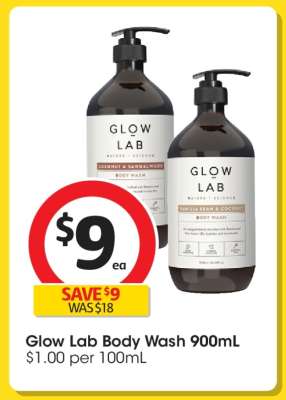 Glow Lab Body Wash 900mL