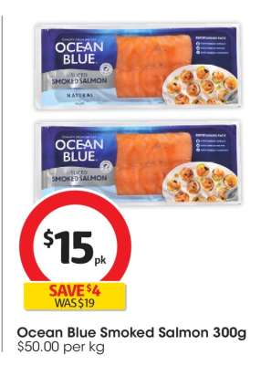 Ocean Blue Smoked Salmon 300g
