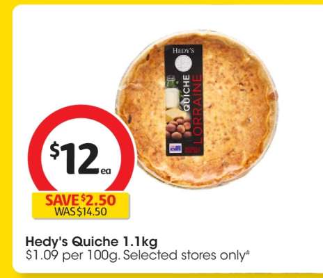 Hedy's Quiche 1.1kg