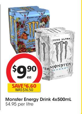 Monster Energy Drink 4x500mL
