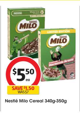 Nestlé Milo Cereal 340g-350g