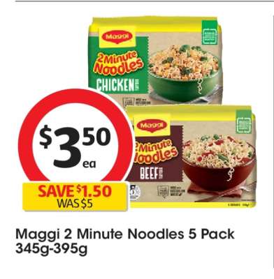 Maggi 2 Minute Noodles 5 Pack