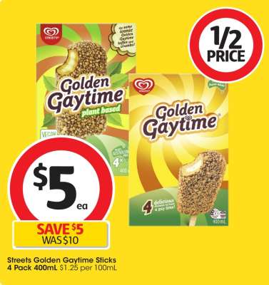 Streets Golden Gaytime Sticks
