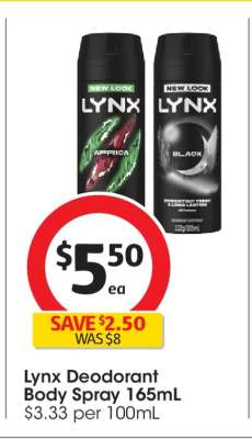Lynx Deodorant Body Spray 165ml