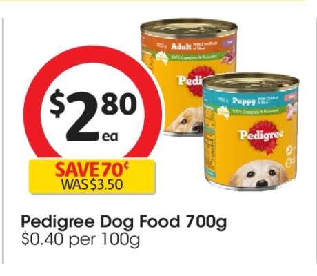 Pedigree Dog Food 700g