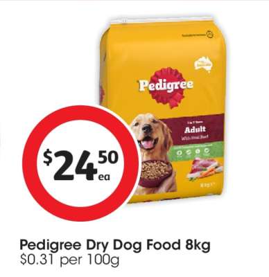 Pedigree Dry Dog Food 8kg