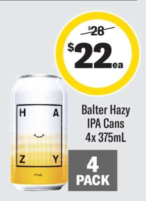 Balter Hazy IPA Cans