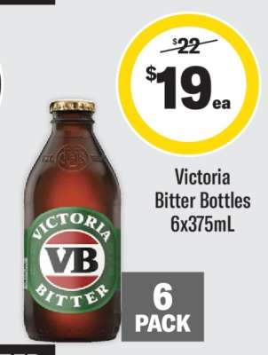 Victoria Bitter Bottles